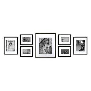 Set of 7 Black Mixed Picture Frames Made by Design